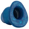 Oxballs Plug Tunnel Pig-Hole Platinum Bleu 12 x 8.5 cm
